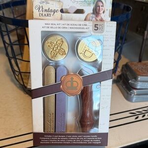 Crafters Companion Vintage Diary Wax Seal Kit